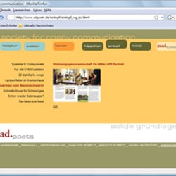 Adpoets (Text & PR) – Gestaltung & Programmierung