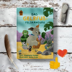 „Das Gelbfußfelskänguru“ Cover, Vorlesebuch ab 6 Jahre, 2023
