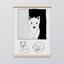 Illustration Fuchs Posen Wald