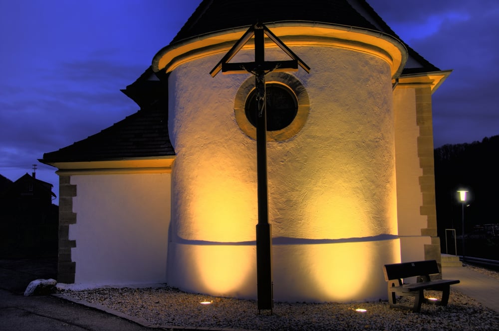 Die Friedhofskapelle in Lauterstein
