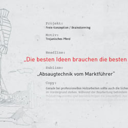Konzeption Anzeigenkampagne „Trojanisches Pferd“