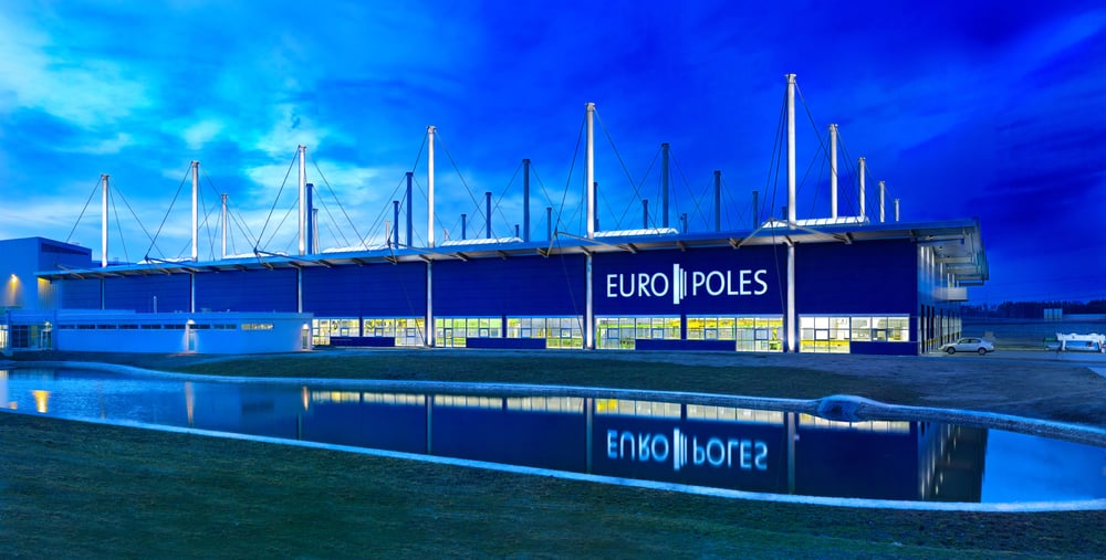 Produktionshalle, Fa. Europoles, Konin, Polen