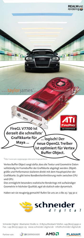 ATI FireGL High-Speed Grafikkarte