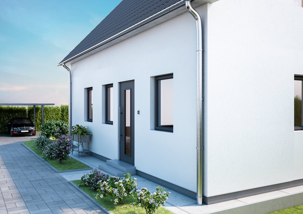 Außen Visualisierung Einfamilienhaus