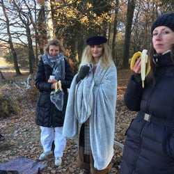 Kurze Pause beim Shooting