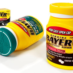Bayer Aspirin USA, Flasche