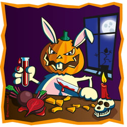 Halloween-Kaninchen
