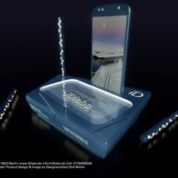 Prototyp Smartphone Gadget on Desktop