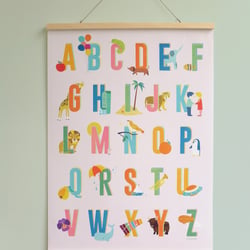 ABC Poster holzleisten