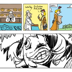 „Fisches Brot“–ein Comic basierend auf einem simplen aber effektiven Tippfehler