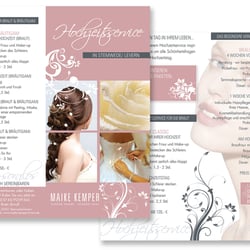 Flyer für Hochzeitsangebote