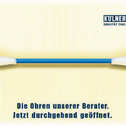 Kölner Bank Kampagne