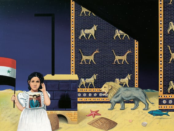Malerei Löwe von Babylon