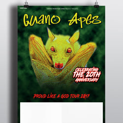 Plakatdesign „Guano Apes“