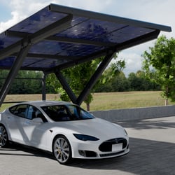 3D Visualisierung eines Carports