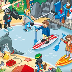 Playmobil Wimmelbild