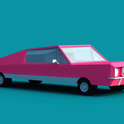 3D Car – Toonshading