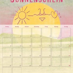 Liebe macht glücklich / Monatskalender