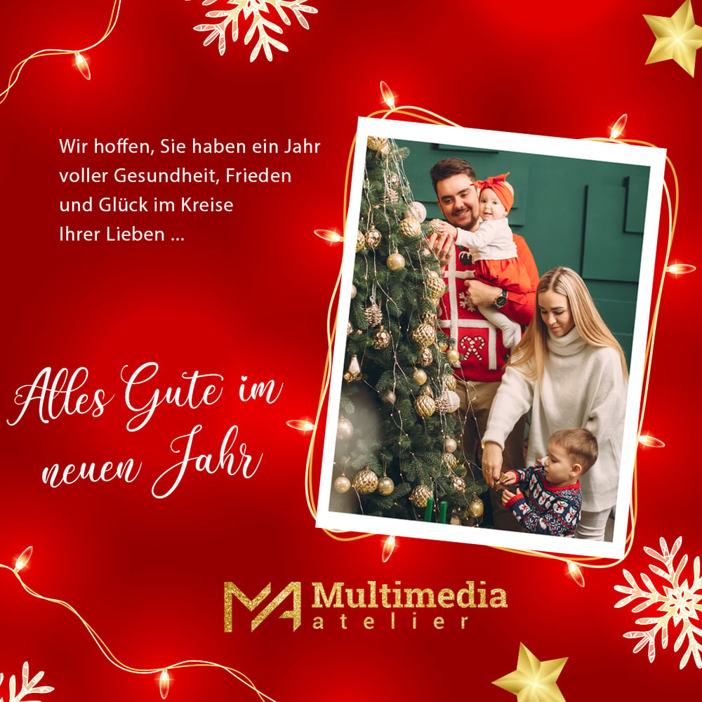 Neujahrs Social Media Designs