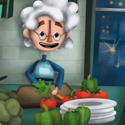 Oma kocht