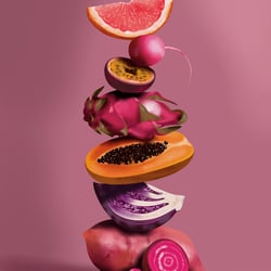 Gestapelte Weingummis – Digitale Food-Illustration