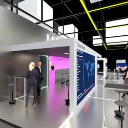 Messestandkonzept für IT-Software Hersteller