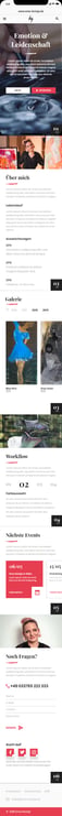 Ema Kicinja iPhone X-XS Onepager responsive Layout