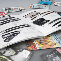 Klassisches Printdesign