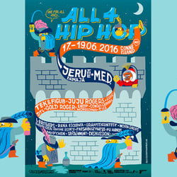 All 4 Hip Hop Jam – Poster