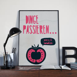 Illustration eines Poster