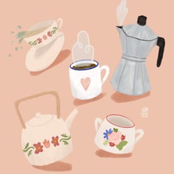 Kaffee und Teezeit