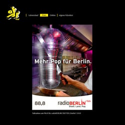 Teilnahme am Pitch für radioBERLIN | BUTTER. Berlin | 2009