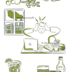 Illustrationen für quicklebendig