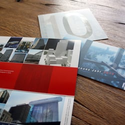 Mailings und Karten für ein Ingenieurbüro
