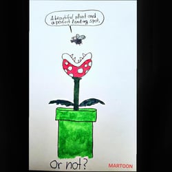 Achtung liebe Fliege eine Falle! Wer wird der Gewinner sein?