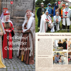 Titelstory über die Gewandmeisterei