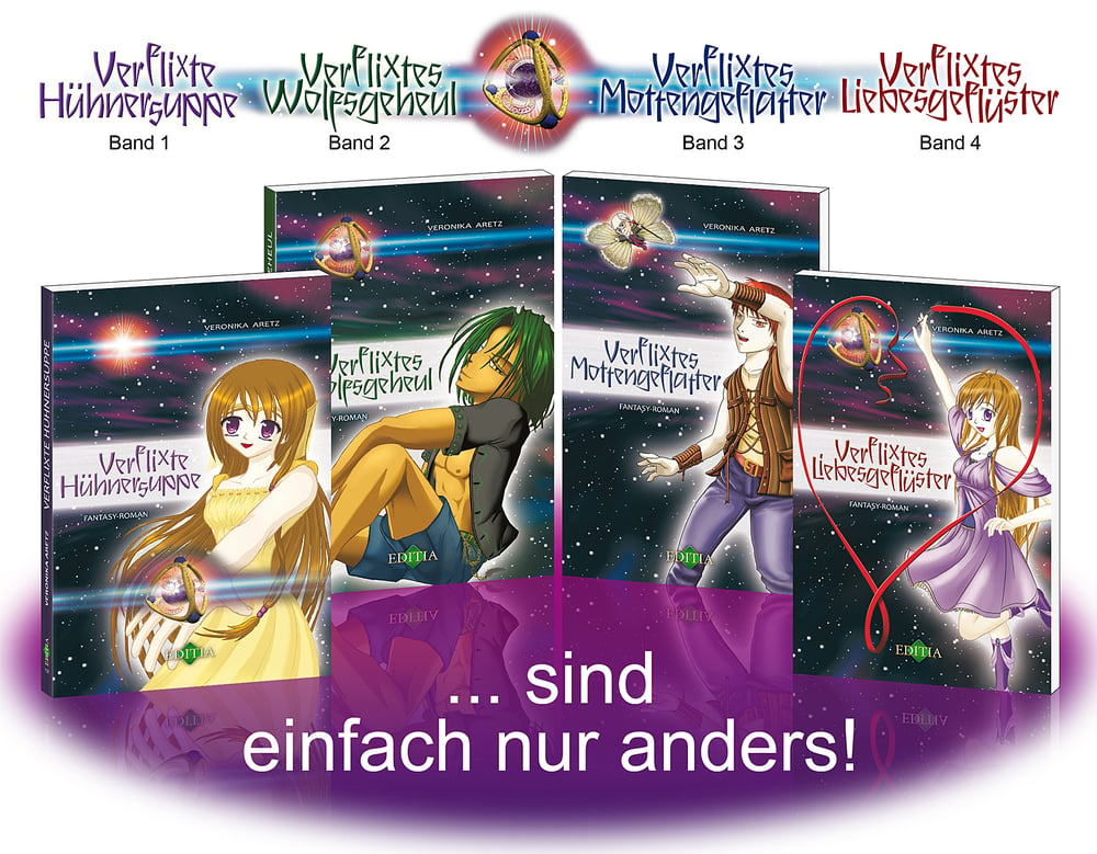 Alle 4 Bücher der Jugendbuchreihe