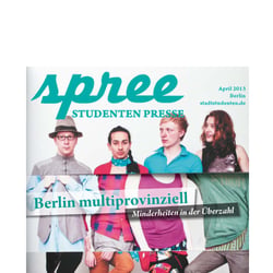 Layout für spree – Studentenpresse Berlin