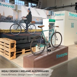 Freeyou Detailaufnahme Messestand