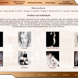 Übersichtsseite für die Fotogalerien der Kategorie „Menschen“