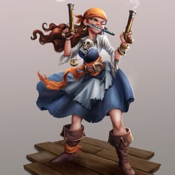 Pirate girl Character Design
