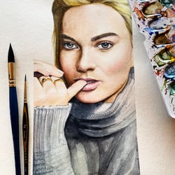 Aquarellportrait