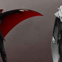 Dracula Kleidung Konzept