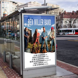 Plakatdesign „Ben Miller“ 2018