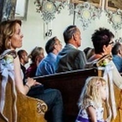 Little girl at wedding