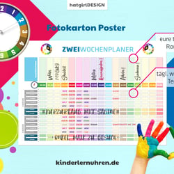 Der Zwei-Wochen-Kalender für Kinder im Wechselmodell