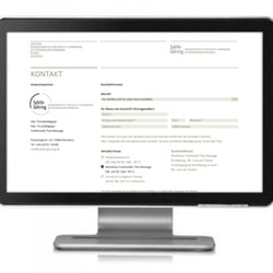 Sybille Gehring | Webauftritt Kontaktseite