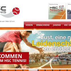 Webseite HSC Tennis