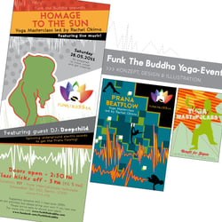 Flyer für Yoga Events
