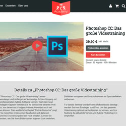 Photoshop CC – Das große Videotraining (CHIP Academy)